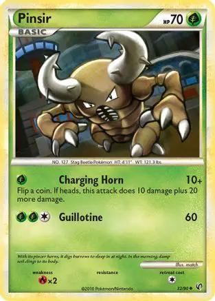 Pinsir 032/90 - Undaunted Reverse Holofoil