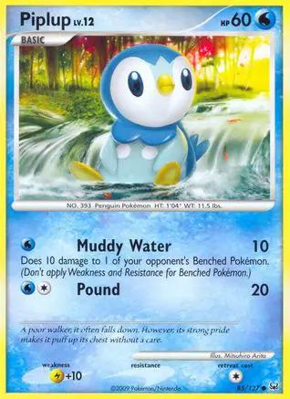 Piplup 085/127 - Platinum Reverse Holofoil