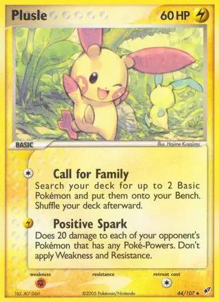 Plusle 044/107 - Deoxys Reverse Holofoil