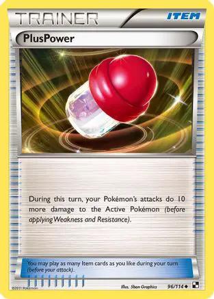 PlusPower 096/114 - Black and White Reverse Holofoil