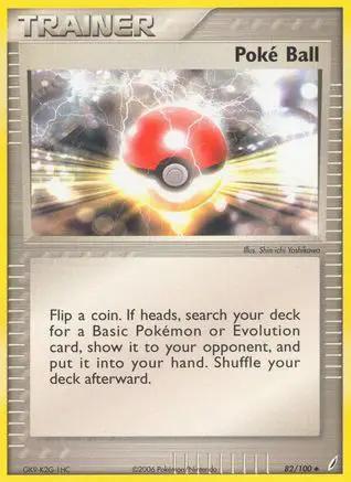 Poke Ball 082/100 - Crystal Guardians Reverse Holofoil