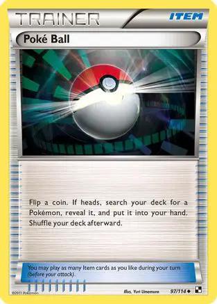 Poke Ball 097/114 - Black and White
