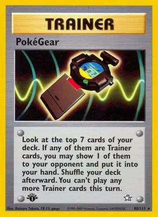PokeGear 088/111 - Neo Genesis 1st Edition
