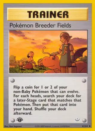 Pokemon Breeder Fields 062/64 - Neo Revelation Unlimited