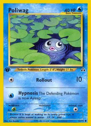 Poliwag 062/75 - Neo Discovery 1st Edition