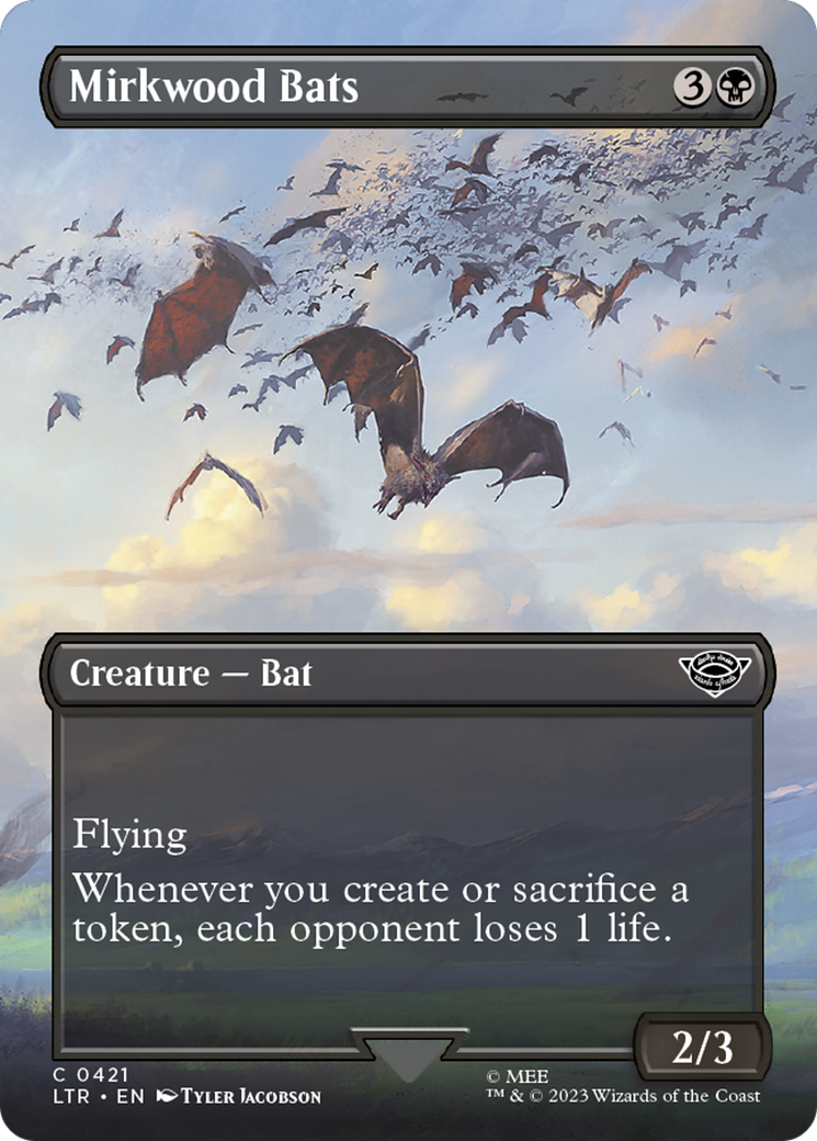 Mirkwood Bats (LTR-421) - The Lord of the Rings: Tales of Middle-earth (Borderless) Foil