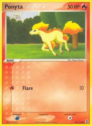 Ponyta 078/113 - Delta Species Reverse Holofoil
