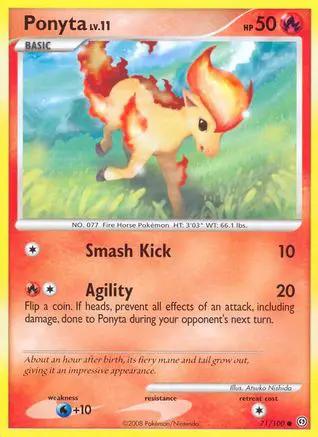 Ponyta 071/100 - Stormfront Reverse Holofoil