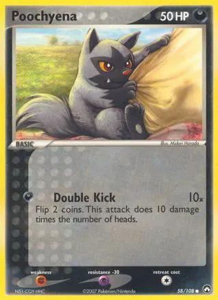 Poochyena 058/108 - Power Keepers - Reverse Holofoil