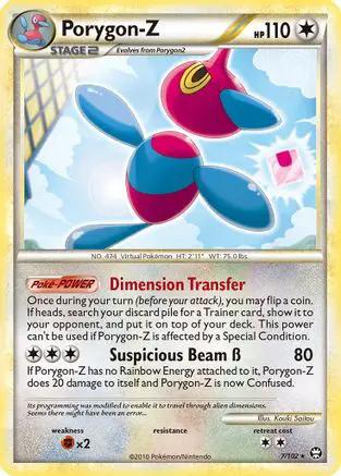 Porygon-Z 007/102 - Triumphant Reverse Holofoil