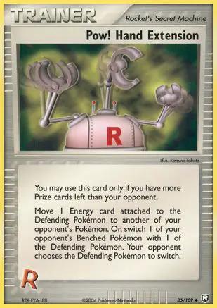 Pow! Hand Extension 085/109 - Team Rocket Returns Reverse Holofoil
