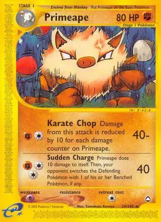 Primeape 029/147 - Aquapolis
