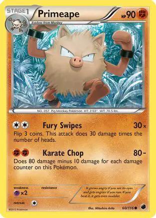 Primeape 060/116 - Plasma Freeze Reverse Holofoil