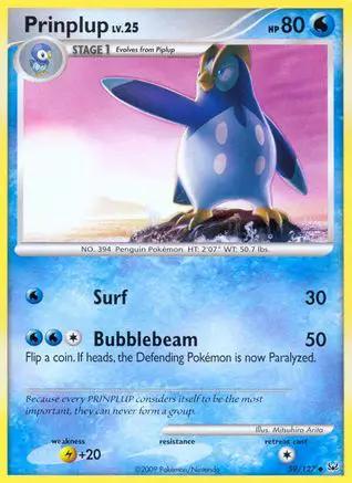 Prinplup 059/127 - Platinum Reverse Holofoil