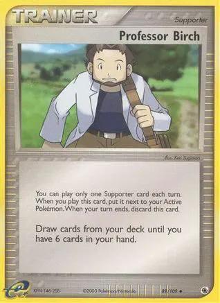 Professor Birch 089/109 - Ruby and Sapphire Reverse Holofoil