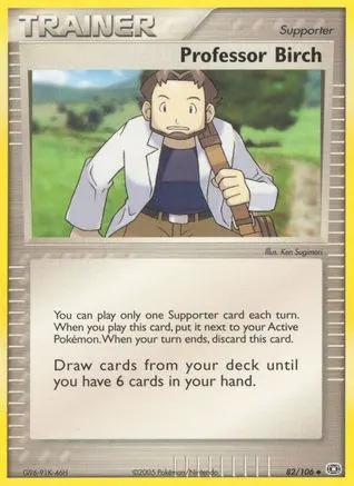 Professor Birch 082 - Emerald - Reverse Holofoil
