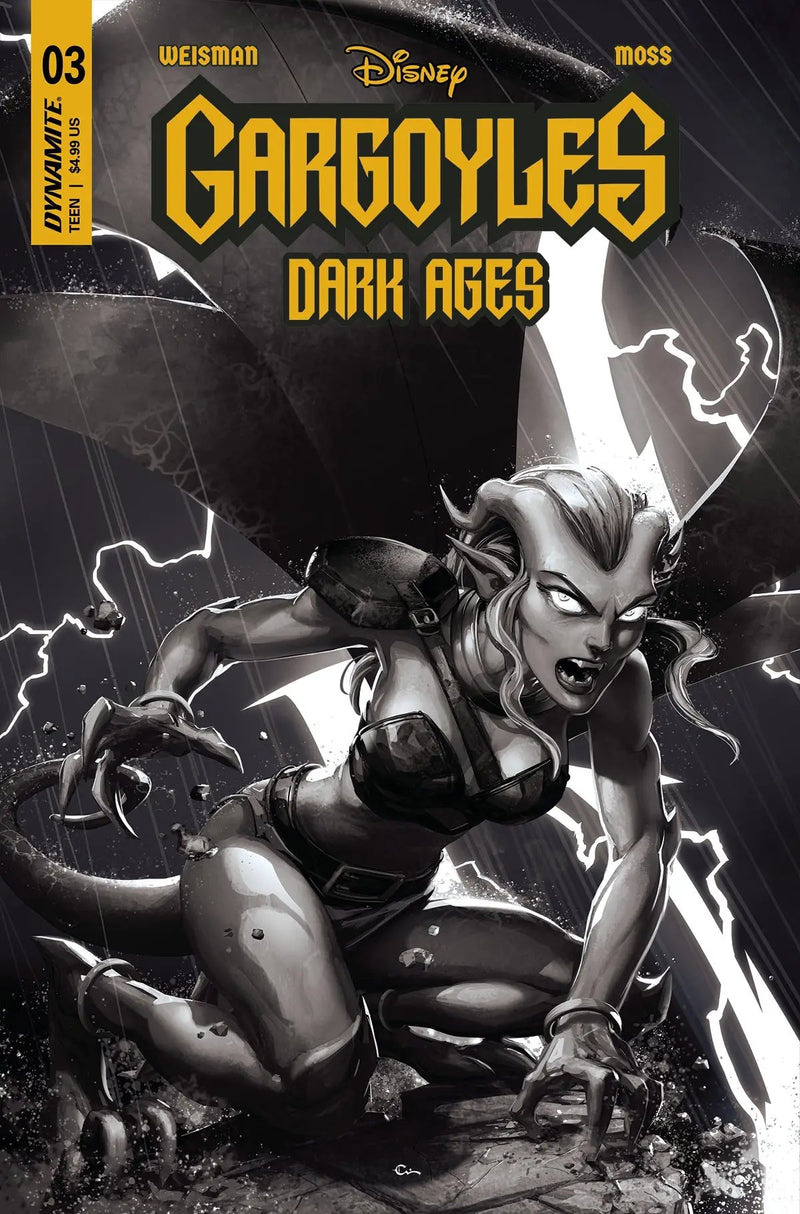 Gargoyles #10 H 1:10 David Nakayama B&W Variant (10/25/2023) Dynamite