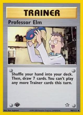 Professor Elm 096/111 - Neo Genesis 1st Edition