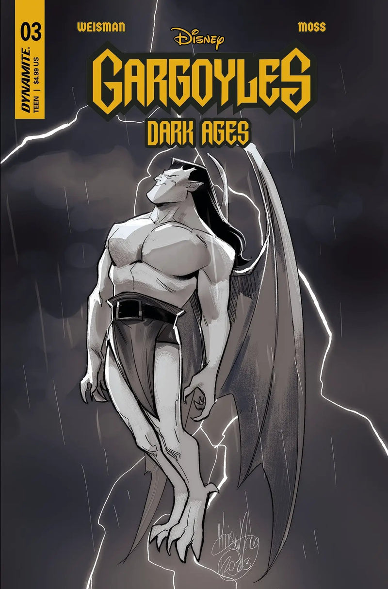 Gargoyles #10 K 1:15 Tony Fleecs & Forstner Virgin Variant (10/25/2023) Dynamite