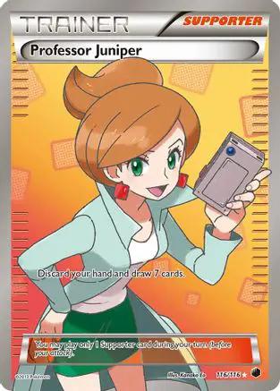 Professor Juniper (Full Art) 116/116 - Plasma Freeze Holofoil