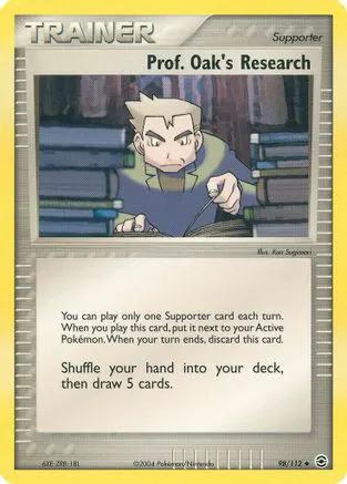 Prof. Oak's Research 098/112 - FireRed & LeafGreen Reverse Holofoil