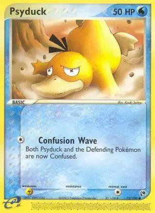 Psyduck 073/100 - Sandstorm Reverse Holofoil