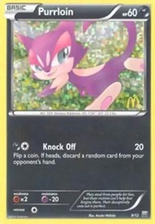 Purrloin 009/12 - McDonalds Promos 2012 Holofoil