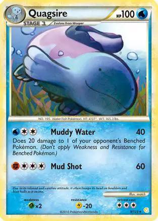 Quagsire 009/123 - HeartGold SoulSilver Reverse Holofoil