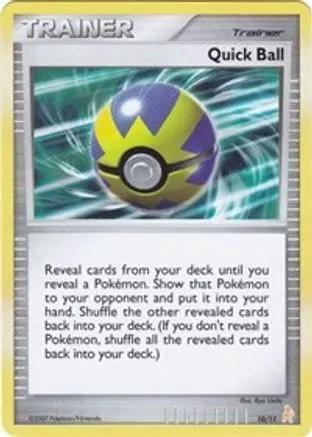 Quick Ball 010 - DP Trainer Kit Manaphy & Lucario