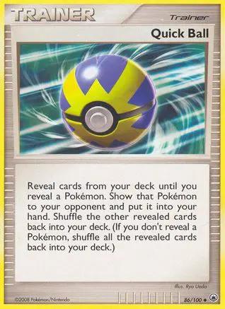 Quick Ball 086/100 - Majestic Dawn Reverse Holofoil