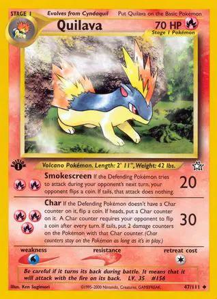 Quilava 047/111 - Neo Genesis 1st Edition