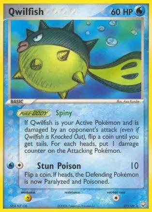 Qwilfish 027/109 - Team Rocket Returns Reverse Holofoil