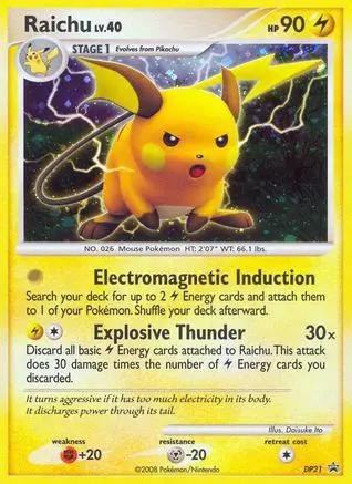 Raichu DP21/56 - Diamond and Pearl Promos Holofoil