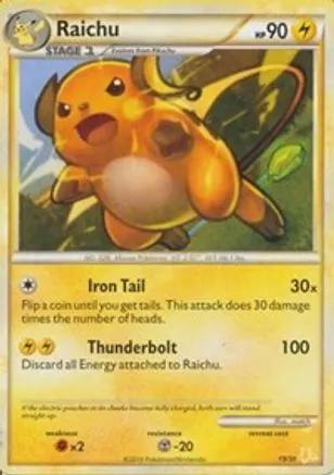 Raichu (#Non-Holo) 019 - HGSS Trainer Kit Gyarados & Raichu