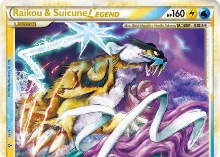 Raikou & Suicune Legend (Top) 092/95 - Unleashed Holofoil