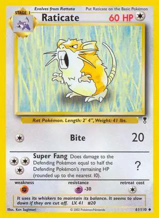 Raticate 061/110 - Legendary Collection Reverse Holofoil