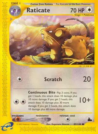 Raticate 089/144 - Skyridge