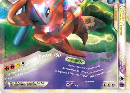 Rayquaza & Deoxys Legend (Bottom) 090/90 - Undaunted Holofoil