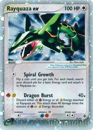 Rayquaza ex 097/97 - Dragon Holofoil