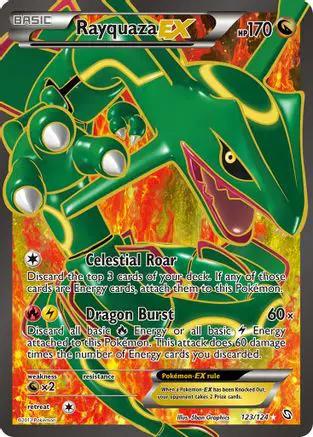 Rayquaza EX (Full Art) 123/124 - Dragons Exalted Holofoil