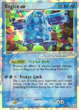 Regice ex 097/101 - Hidden Legends Holofoil