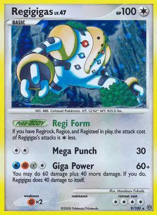 Regigigas 009/100 - Stormfront Holofoil