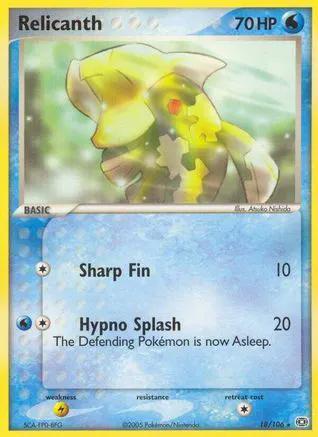 Relicanth 018 - Emerald - Reverse Holofoil