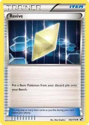 Revive 102/114 - Black and White Reverse Holofoil
