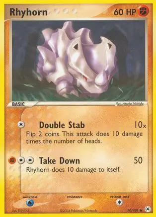Rhyhorn 070/101 - Hidden Legends Reverse Holofoil