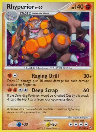 Rhyperior 010/147 - Supreme Victors Reverse Holofoil