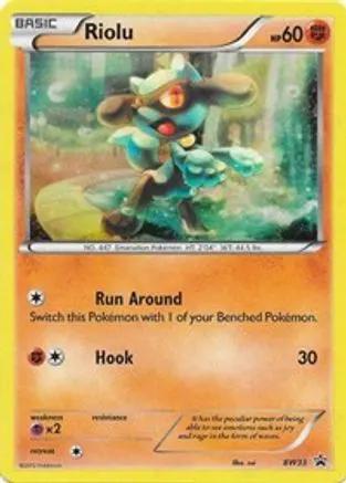 Riolu (Cosmos Holo) BW33 - Black and White Promos Holofoil