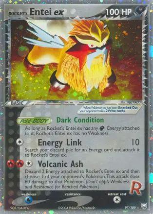 Rocket's Entei ex 097/109 - Team Rocket Returns Holofoil