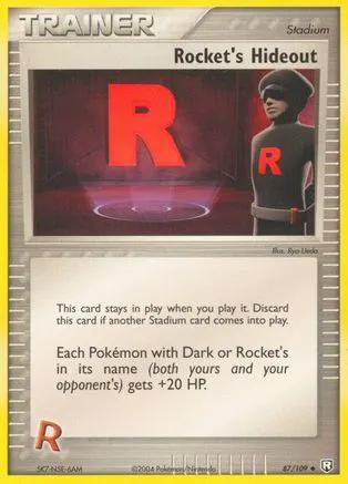 Rocket's Hideout 087/109 - Team Rocket Returns Reverse Holofoil