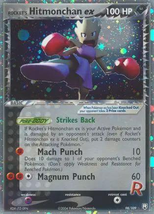 Rocket's Hitmonchan ex 098/109 - Team Rocket Returns Holofoil